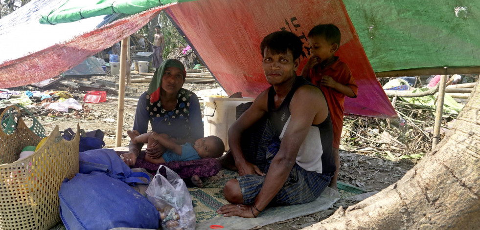 Al menos 800.000 personas necesitan ayuda urgente en Birmania por el ciclón Mocha