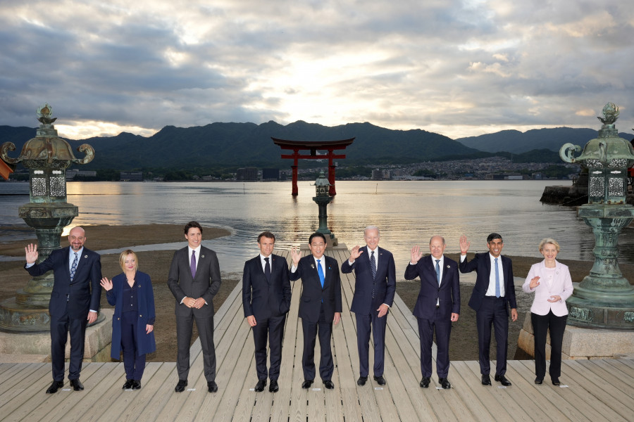 El G7 escenifica un gesto antinuclear en Hiroshima y anuncia más sanciones contra Rusia