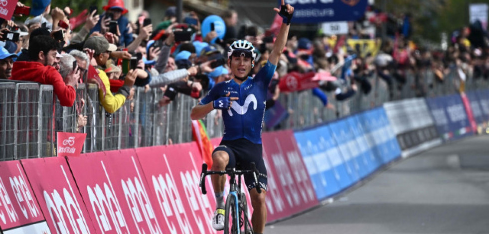 Einer Rubio regala a Movistar la victoria en Crans Montana, Thomas sigue líder