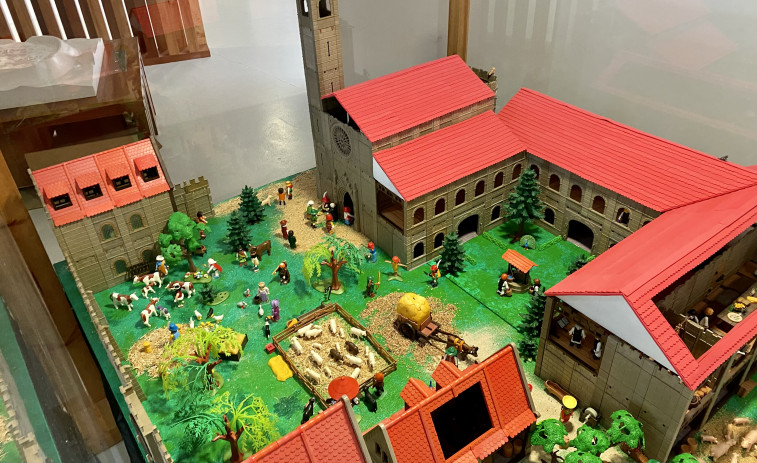 El centro etnográfico de Teixeiro representa la etapa feudal con sus Playmobil