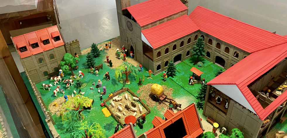 El centro etnográfico de Teixeiro representa la etapa feudal con sus Playmobil