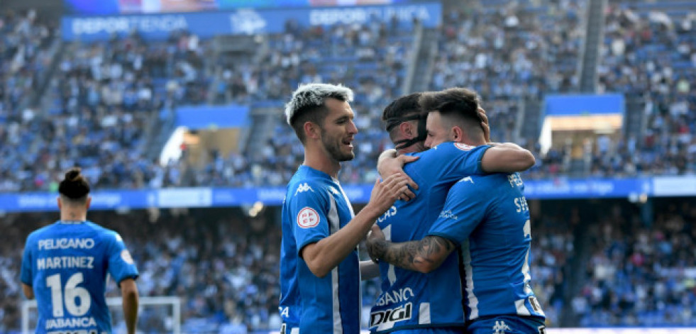 Ensayo del playoff para el Depor en Pasarón