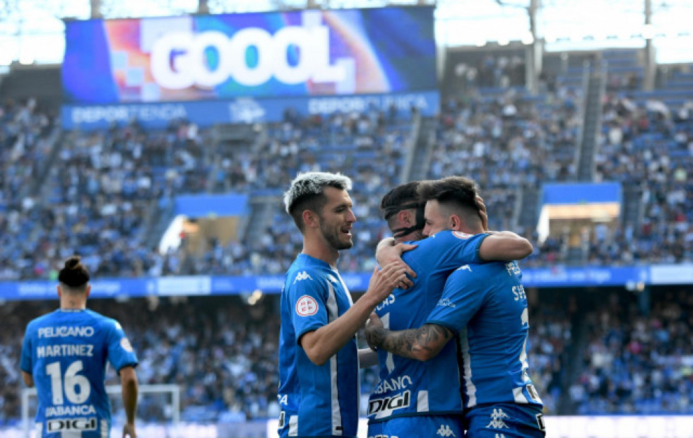 Ensayo del playoff para el Depor en Pasarón