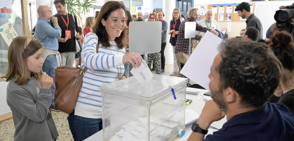 Así votaron los candidatos a la Alcaldía de A Coruña