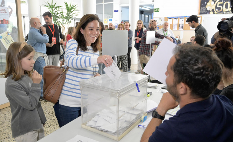 Así votaron los candidatos a la Alcaldía de A Coruña