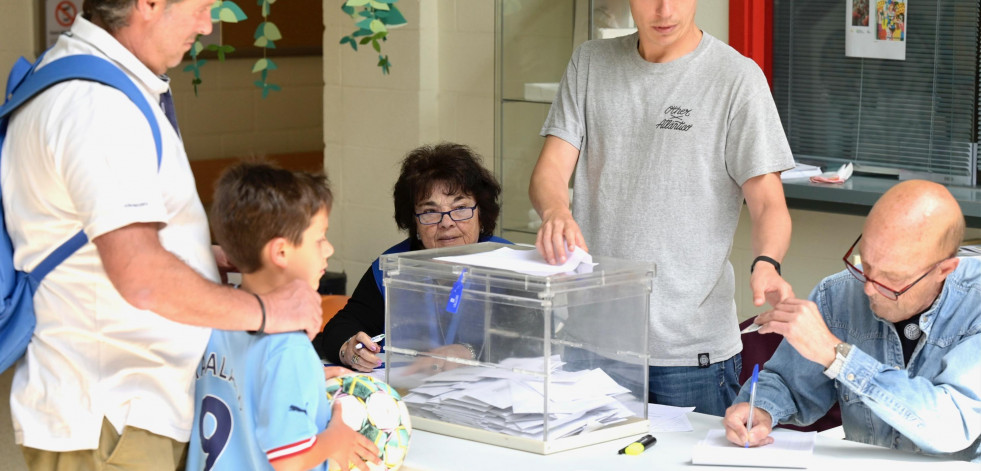 Todos los resultados de la jornada electoral en A Coruña y su área metropolitana