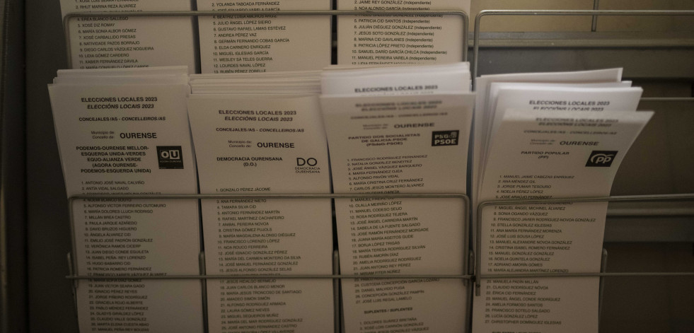 La muerte de un votante retrasa 50 minutos el cierre de una mesa electoral en Ourense