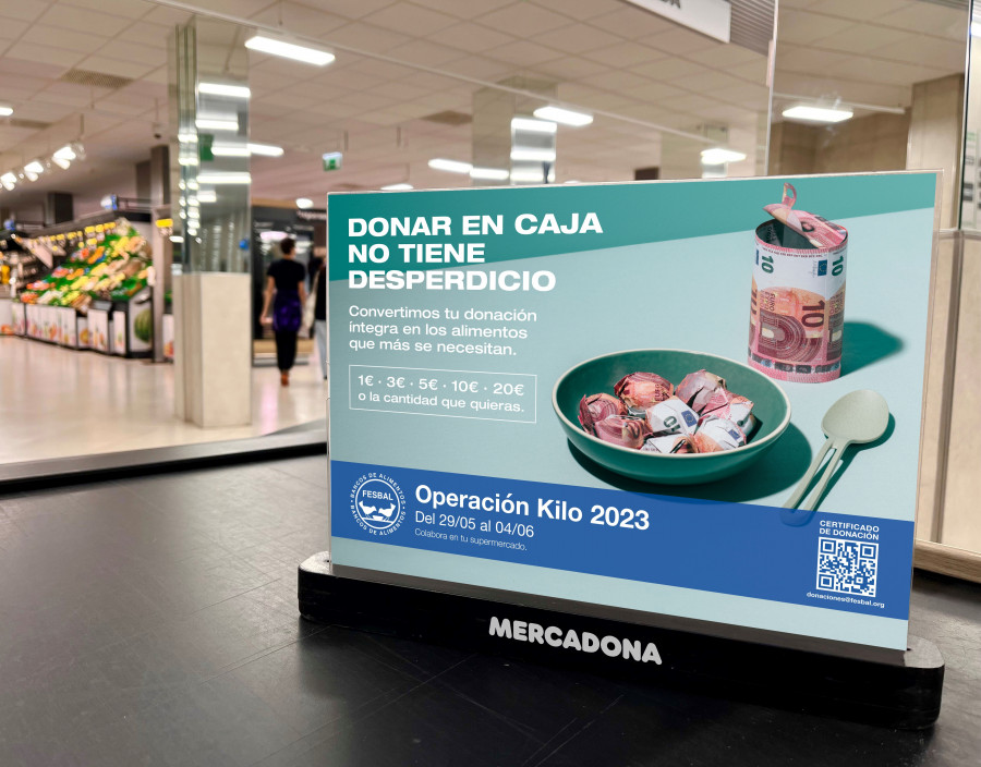 Las tiendas de Mercadona en Galicia participan en la operación Kilo 2023