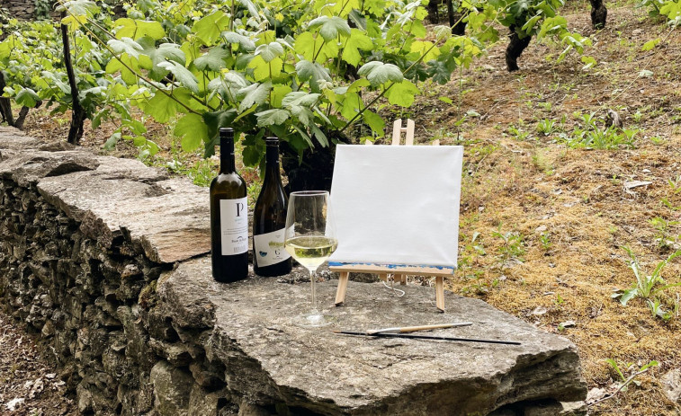 La bodega Ponte da Boga organiza el primer taller de arte y vino de la Ribeira Sacra