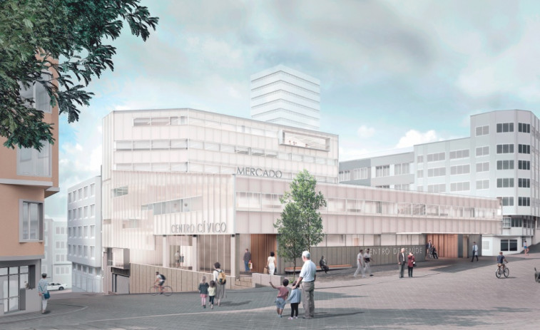 Santa Lucía tendrá un gran atrio central que unirá centro de salud, centro cívico y mercado en A Coruña