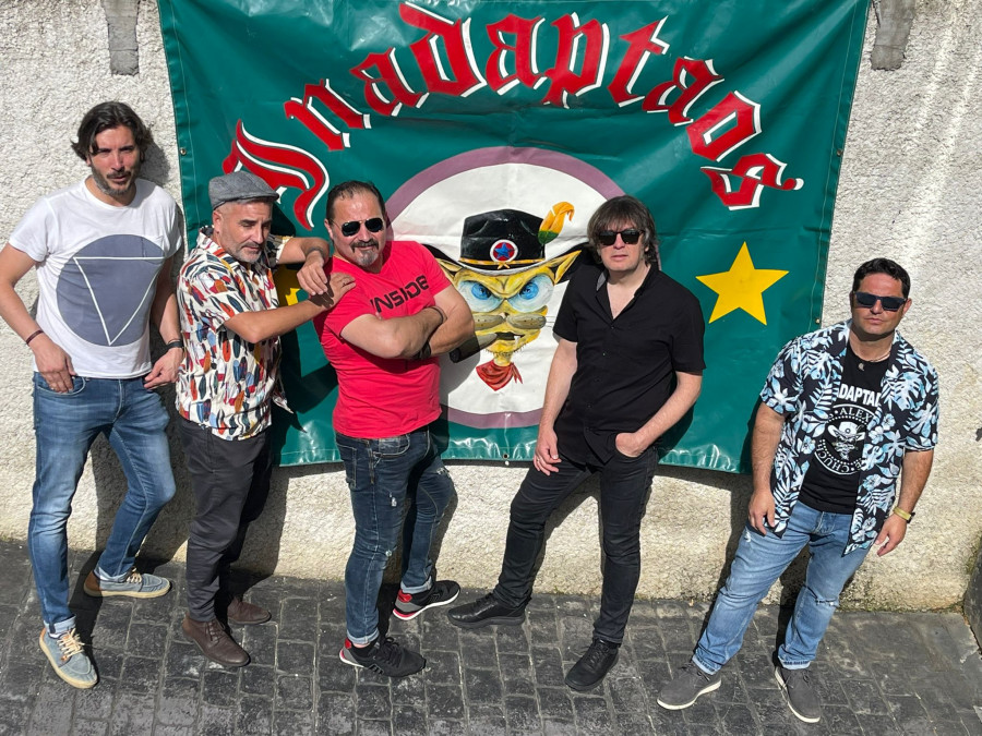 Inadaptados, fundadores del Rock in Cambre, tocan este sábado en la Festa da Xente Nova