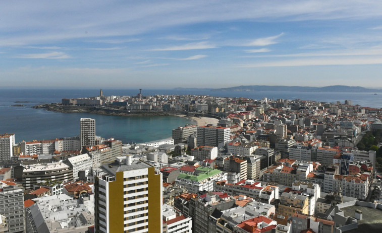 La tasa de licencias de construcción de A Coruña es de las más bajas de Galicia