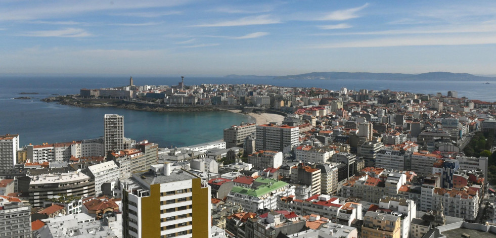 La tasa de licencias de construcción de A Coruña es de las más bajas de Galicia
