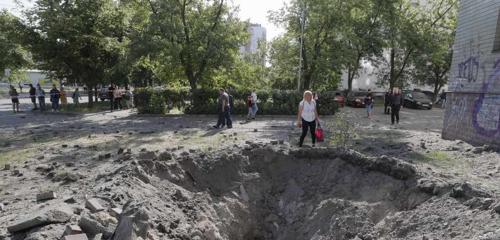 Rusia ataca Kiev por sexto día consecutivo con más de 30 misiles y drones