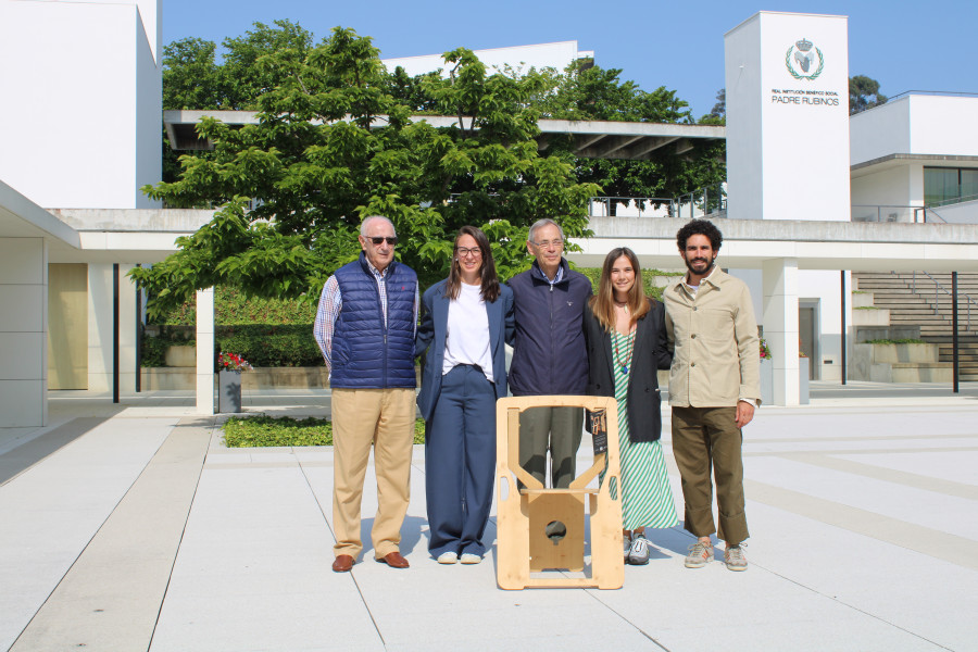 Grupo Malasa entrega 6.300 euros a Padre Rubinos por su campaña "Silla para uno más"