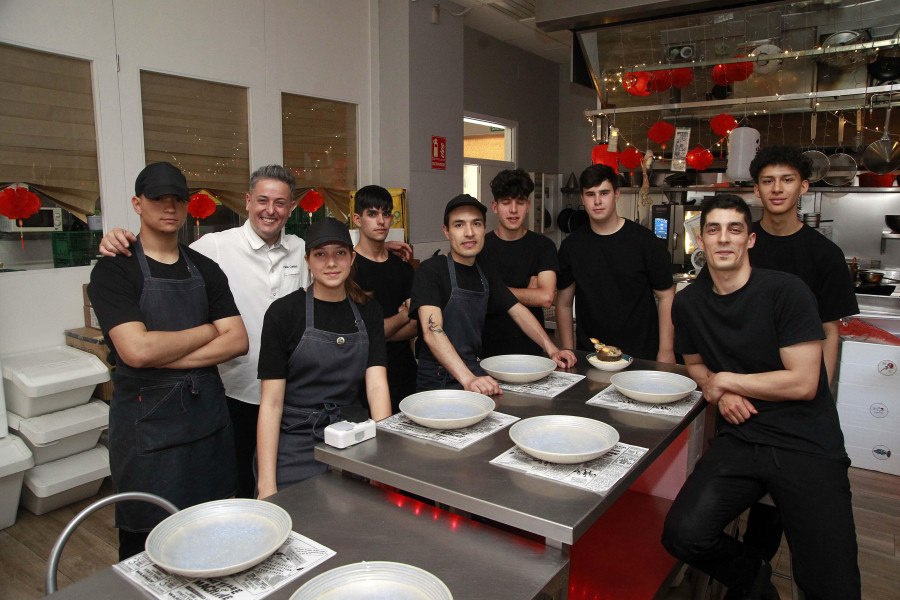 La izakaya se convierte en el 'proyecto de fin de carrera' para los estudiantes de Hostelería en A Coruña