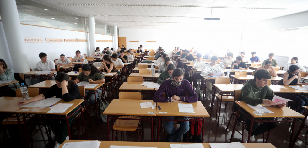 Casi 12.800 estudiantes gallegos se enfrentan desde este martes a la ABAU