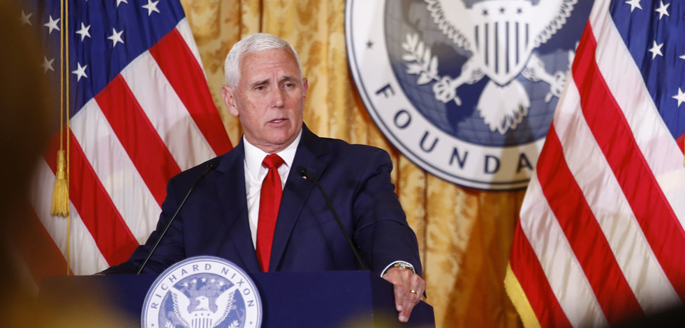 El exvicepresidente de Estados Unidos Mike Pence presenta su candidatura para los comicios de 2024