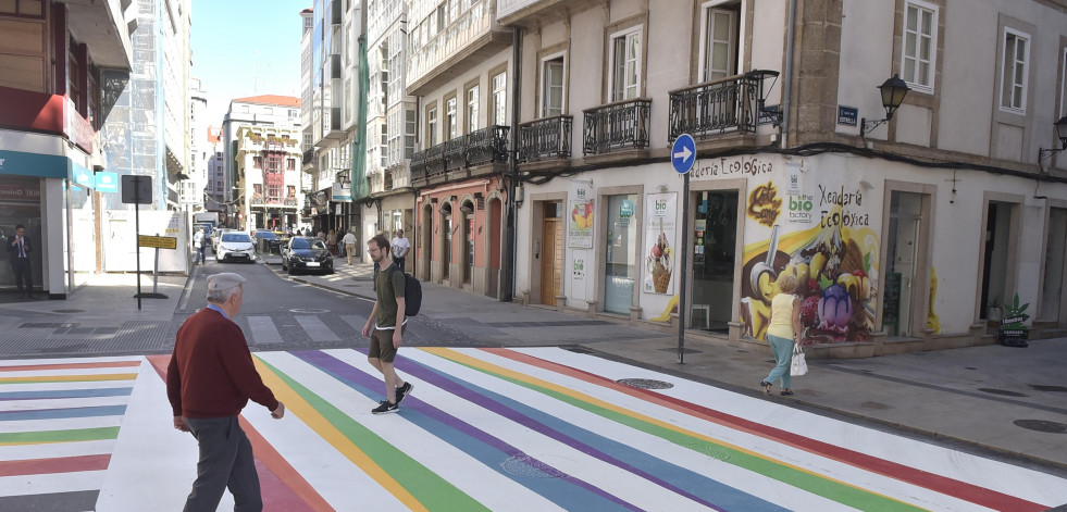 Casi el 40% de los peatones atropellados en 2022 en A Coruña tenía más de 70 años