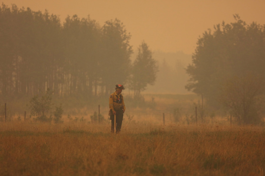 El humo de los incendios forestales mantiene la calidad del aire bajo mínimos en Canadá