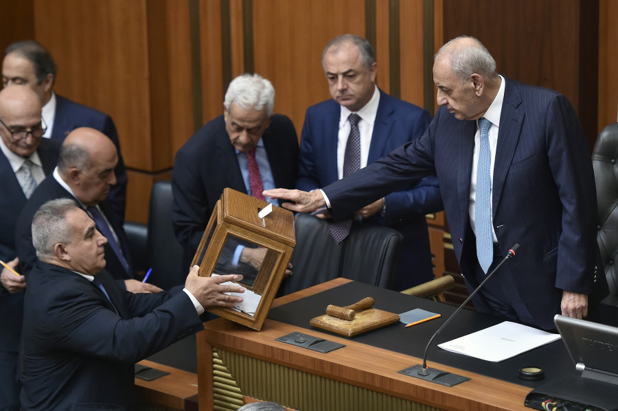 Fracasa el duodécimo intento de elegir a un jefe de Estado en el Parlamento del Líbano