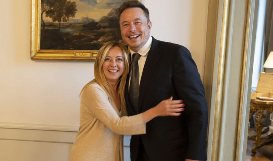 Meloni recibe a Elon Musk en Roma para hablar de Inteligencia Artificial