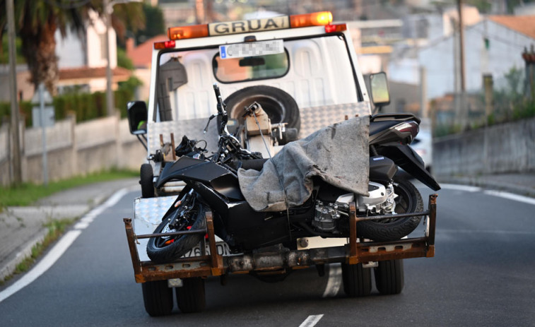 Muere un motorista de unos 40 años en una colisión en Bens