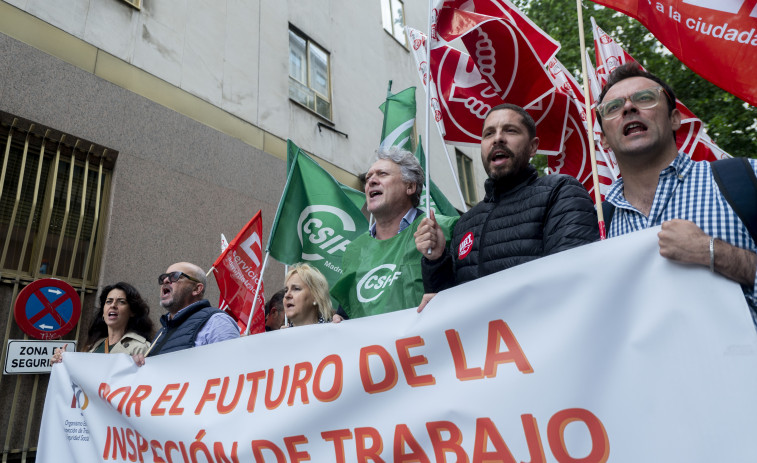 La primera huelga indefinida en la historia de la Inspección de Trabajo comienza el lunes