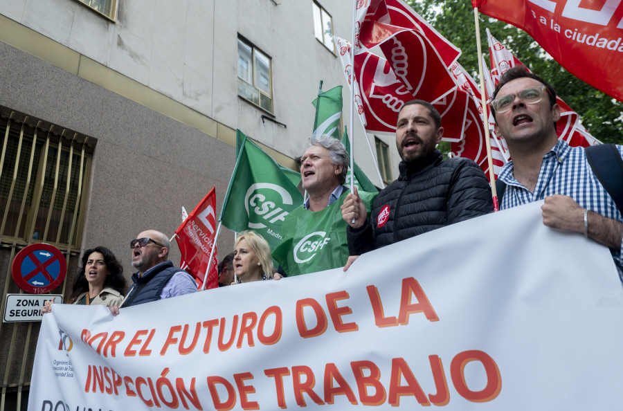La primera huelga indefinida en la historia de la Inspección de Trabajo comienza el lunes