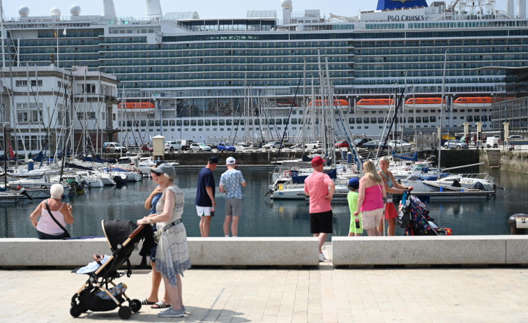 Más del 80% de los cruceristas que llega al puerto de A Coruña dice estar satisfecho con la experiencia