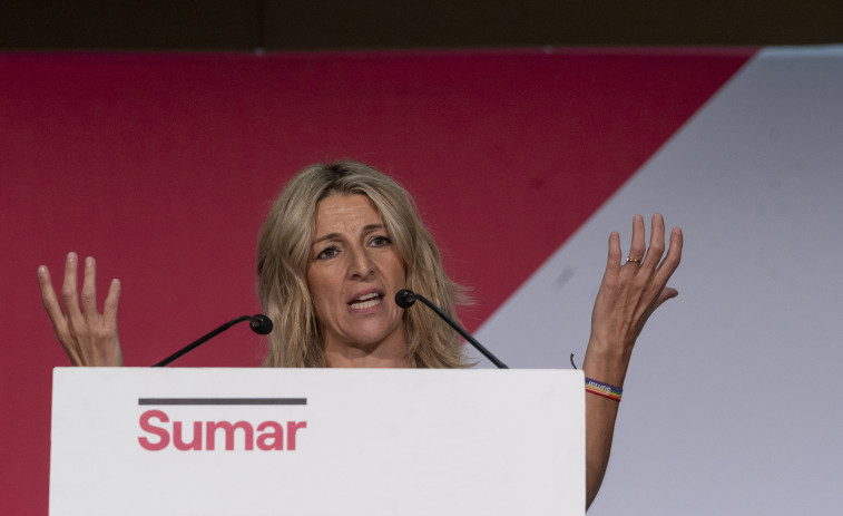 Yolanda Díaz propone reducir una hora la jornada laboral y anuncia más impuestos a bancos