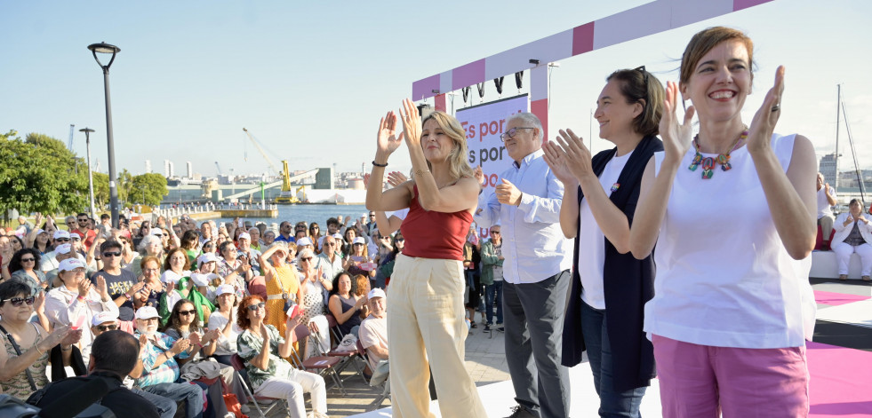 Yolanda Díaz propone un pacto por la cultura en O Parrote