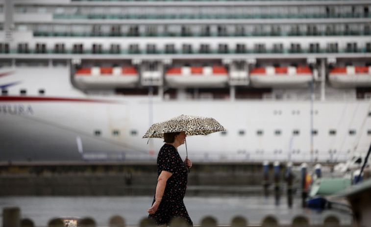 Un frente dejará lluvias a última hora de este viernes en Galicia