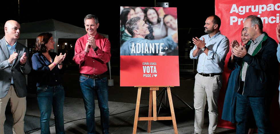 Así fue el inicio de la campaña electoral en A Coruña