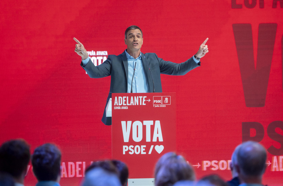 Sánchez pide el apoyo de los votantes del PP a quienes "avergüence" pactar con Vox: "Nos une que España avance"