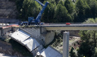 Investigado un operario por robar 61.000 kilos de restos metálicos del viaducto desplomado de la A-6