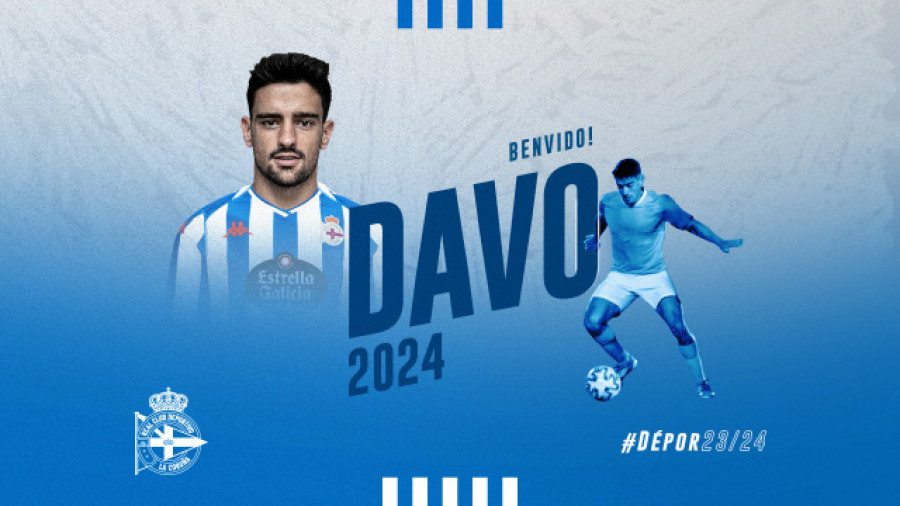 El Depor hace oficial la llegada de Davo