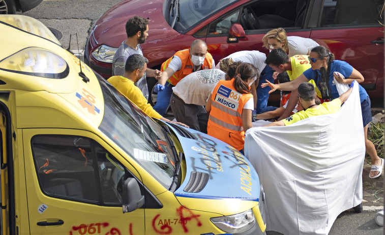 Una conductora  sufre un fallo cardíaco cuando circulaba por el Paseo Marítimo de A Coruña