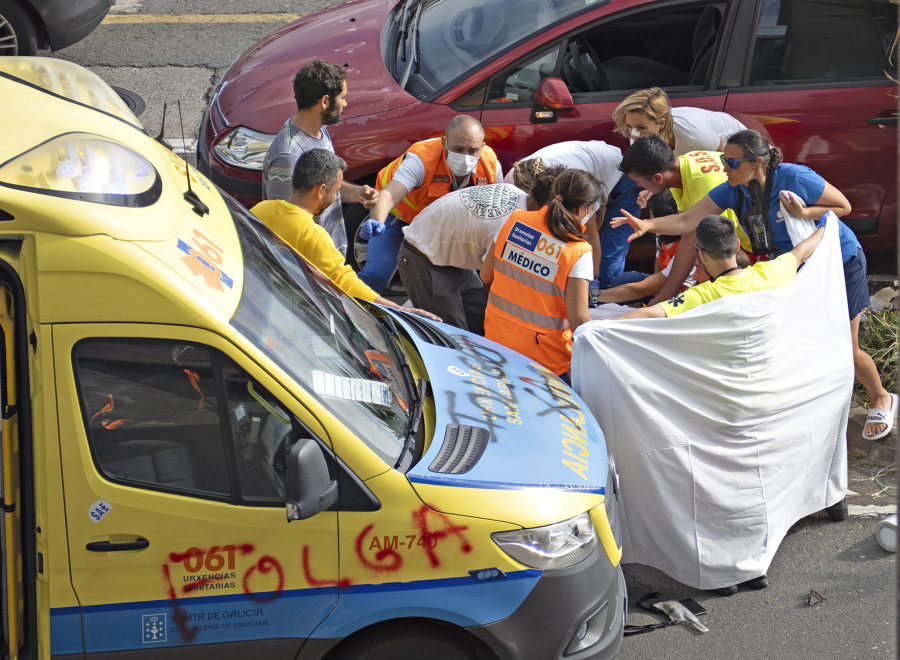 Una conductora  sufre un fallo cardíaco cuando circulaba por el Paseo Marítimo de A Coruña