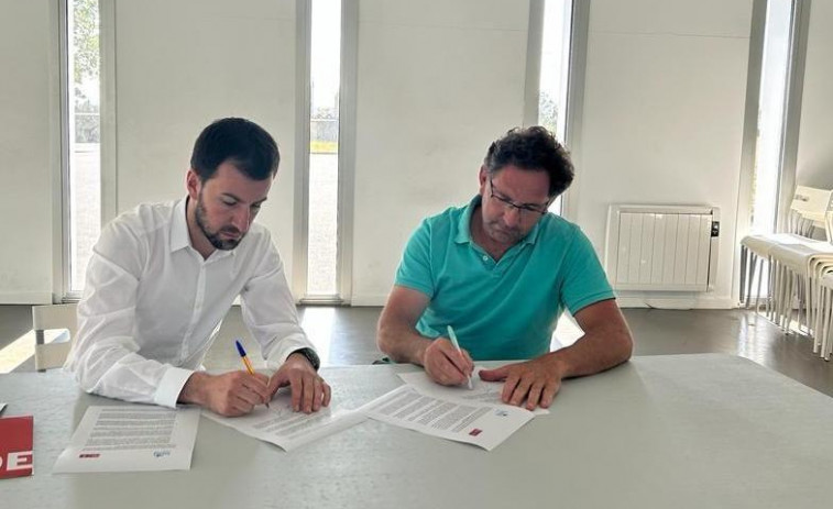 O PSOE e o BNG asinan un acordo para asegurar a organización municipal en Paderne
