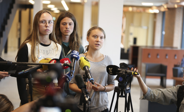 Multan a Greta Thunberg en Suecia por desobedecer a las autoridades en una protesta en Malmö