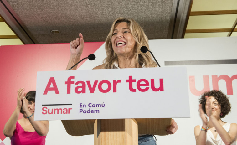 Yolanda Díaz dice que lo que tiene que hacer el rey emérito es 