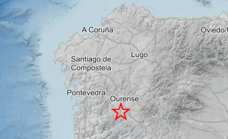 La provincia de Ourense registra tres terremotos en diez horas