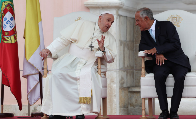 El papa Francisco llega a Lisboa para participar en la Jornada Mundial de la Juventud