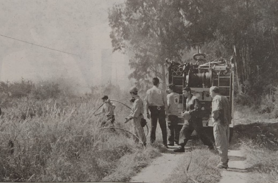 Hace 25 años: Alarmante incendio en Pocomaco y los tunos de Ferrol cantan para Ivana Trump