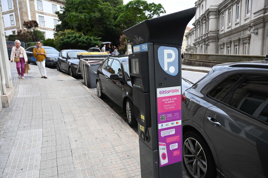 Más de la mitad de las multas de la ORA en A Coruña se anula con la cancelación exprés