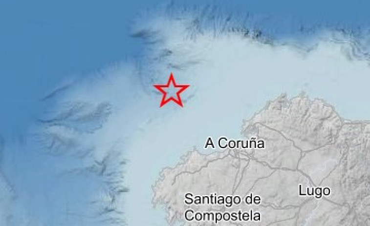 El Instituto Geográfico Nacional registra un terremoto de 2,5 frente a la costa de A Coruña