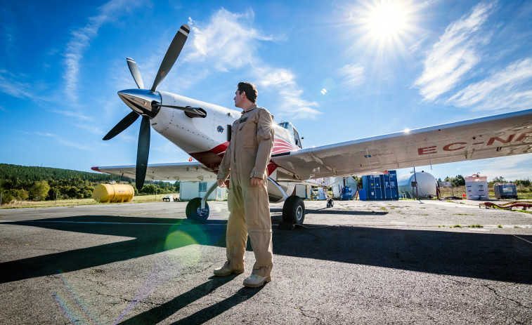 Carlos Luna, piloto de extinción de incendios: 