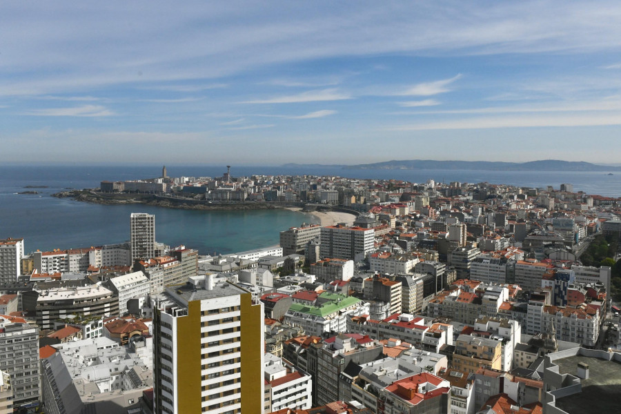 A Coruña, el municipio gallego más demandado para alquilar en el segundo trimestre