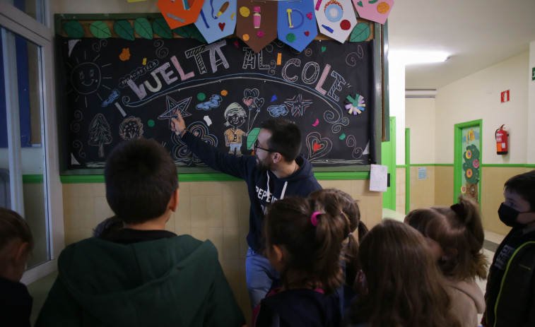 Las aulas gallegas pierden casi 1.800 alumnos